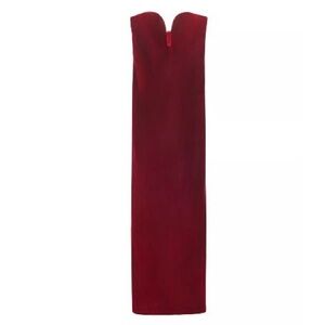 Zara Burgundy Velvet Dress
